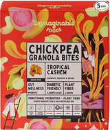 Chickpea Granola - Unimaginable Foods Tropical Cashew 5-Pack, Vegan, Non-GMO, Gluten Free, Dairy Free - 7 oz