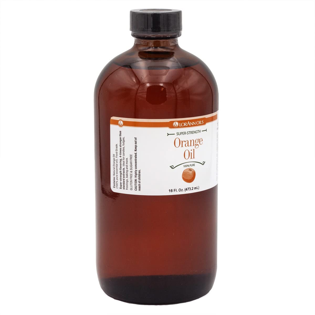 LorAnn Orange Oil SS, Natural Flavor, 16 ounce bottle