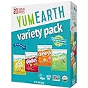 YumEarth Organic Variety Box - Jelly Beans, Giggles, Chewys, Sour Littles - Allergy Friendly (Top 9 Free), No Artificial Dyes, Non GMO, Gluten Free