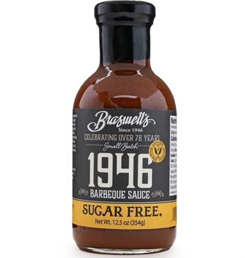 Braswell’s Gourmet BBQ Sauce - Small-Batch, Renowned Specialty, Made in USA, Since 1946 (12.5 Ounce, Sugar Free)