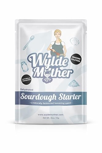 Wylde Mother Dehydrated Sourdough Starter - Dry, Shelf-Stable Culture for Bread Baking, Pizza Dough, Pancakes & Crackers (10g Pouch)