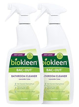 Biokleen Bac-Out Natural Bathroom Cleaner - 2 Pack - Enzyme Professional Strength, Enzymatic Cleaner for Bathroom, Eco-Friendly, Plant-Based, No