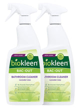 Biokleen Bac-Out Natural Bathroom Cleaner - 2 Pack - Enzyme Professional Strength, Enzymatic Cleaner for Bathroom, Eco-Friendly, Plant-Based, No