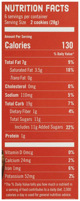 Cybele's Free-to-Eat Chocolate Chip Vegan & Gluten Free Cookies, 6 oz, (Pack of 6)