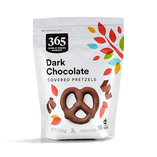 365 by Whole Foods Market, Dark Chocolate Pretzels, 5 Ounce