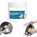 WERDOGE 9.17oz Powerful Burnt Residue Remover Paste For Cookware, Black Cleaning Film ForPot Bottom, Stainless SteelBurnt Pot Cleaner, Burnt