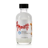 Amoretti - Almond Extract Water Soluble 2 oz - Highly Concentrated & Perfect For Pastry, Savory, Brewing, and more, Preservative Free, Vegan, Kosher