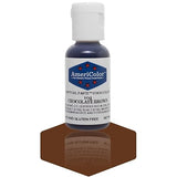 Americolor Soft Gel Paste Food Coloring, Chocolate Brown Net WT. .75oz