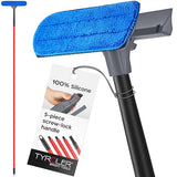 Tyroler Professional Window Squeegee for Home, 12"-80" Long Squeegee for Window Cleaning, 2-in-1 Window Cleaning Squeegee Kit, Indoor & Outdoor Window