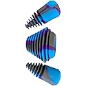 Green Piece® Three Silicone Purple Cleaning plugs + stoppers. Preserver Cap Airtight Bottle Plug Odor Proofing Glass, Plastic and Silicon Pieces