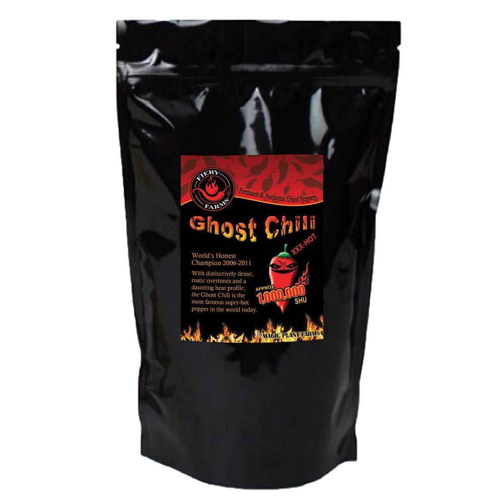 Red Bhut Jolokia Ghost Pepper Flakes by Magic Plant, 1 Kg Bulk - 800K-1M SHU | Fruity Superhot Flavor | Add Intense Heat to Any Meal