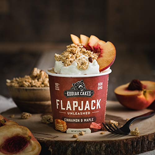 Kodiak Cakes Unleashed Flapjack On The Go Baking Mix, Cinnamon and Maple, 2.25 Ounce