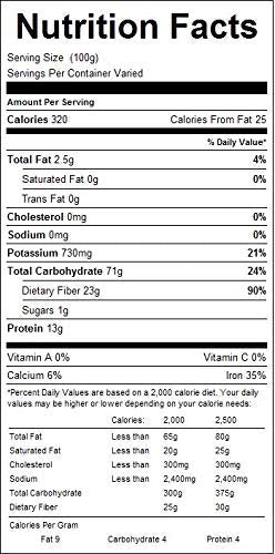 Kauffman Orchards Dark Rye Flour In Bulk, Fiber Rich For Homemade Bread, 40 Lb. Case