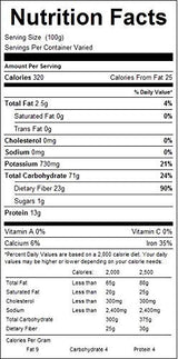 Kauffman Orchards Dark Rye Flour In Bulk, Fiber Rich For Homemade Bread, 40 Lb. Case