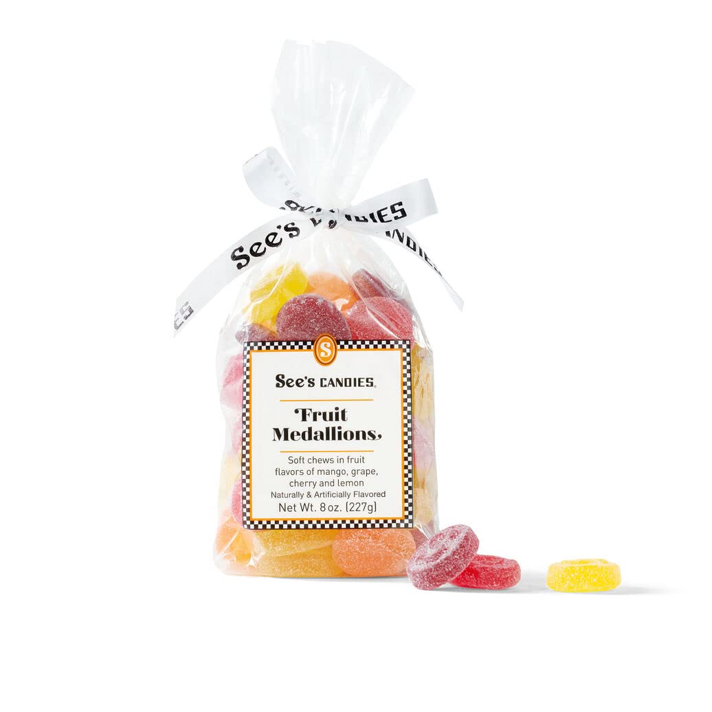 See's Candies Fruit Medallions 8 oz