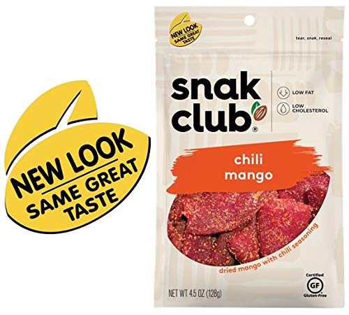 Snak Club Chili Mangos, 4.5 Ounce 6 Count (Pack of 1)
