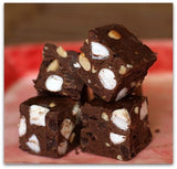 8oz. Nuts to You Smooth and Rocky Road Fudge | Fresh Gourmet Candy | Decadent and Delicious Handcrafted Fudge