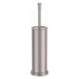 Nickel Brush and Holder?Extra Long Handled Nickel Brush for Bathroom?Stainless Steel Heavy Duty Toilet Bowl Brush,Deep Cleaning Modern Toilet Cleaner