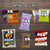 Popcorn Variety Pack - Popcorn Snack Pack with Individually Wrapped Bags - Bulk Snack Box for Adults, Kids, Office, and School - 35 Count Assembled by