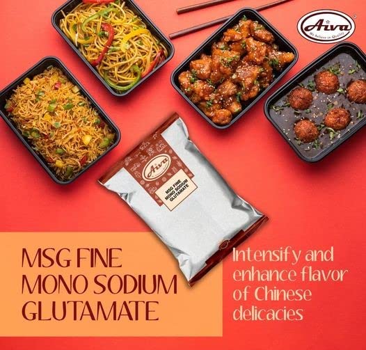 Aiva MSG Fine Mono Sodium Glutamate 1 KG Pack Of 10 (1 KG X 10)