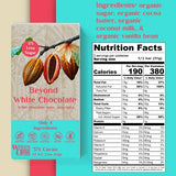 Beyond Milk Chocolate Dairy-free, beyond White Chocolate Bar | 2.2 Ounce (Pack of 10) | Organic, 17% less sugar, 37% Cacao, Plant Based, Gluten Free