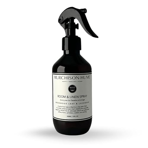 Murchison-Hume Luxury Room & Linen Spray - Rosewood Leaf & Lavender | Eco-Conscious, Non-Toxic & Pet-Friendly Fabric Mist & Air Freshener |