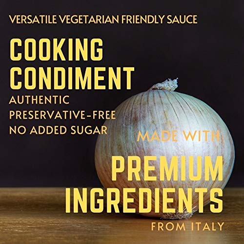 Arroyo Kitchen Delicious Onion, Authentic Italian Sauce, Spiced with Garlic, Chili Pepper & Pecorino Cheese, All Natural, No Preservatives, 4.7 fl. oz