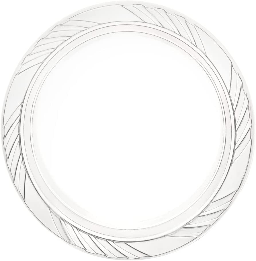Munfix 200 Clear Plastic Plates Set - 7 Inch Disposable Dessert/Salad Plates, Bulk Pack for Party BBQ, Picnic, Parties, Travel and Events