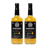 Crafted Cocktails Margarita Mix | 2 Pack (32 Fl Oz Each) | Low Calorie (60 Calories/Serving) | Premium Cocktail & Mocktail Mixer | Clean Ingredients