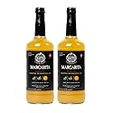 Crafted Cocktails Margarita Mix | 2 Pack (32 Fl Oz Each) | Low Calorie (60 Calories/Serving) | Premium Cocktail & Mocktail Mixer | Clean Ingredients