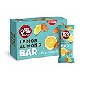 Step One Foods Lemon Almond Bar, Heart Healthy Snack Plant Sterols, Omega 3's High Fiber Snack Gluten & Dairy Free, Vegan, Zero Sodium, Granola Bars