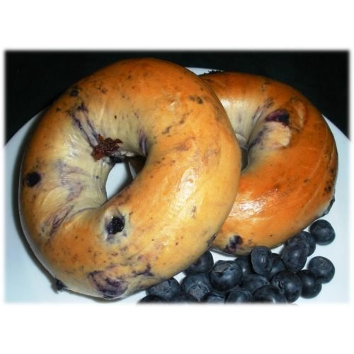 Burry Foodservice Thaw and Sell Sliced Blueberry Bagel, 4 Ounce -- 72 per case.