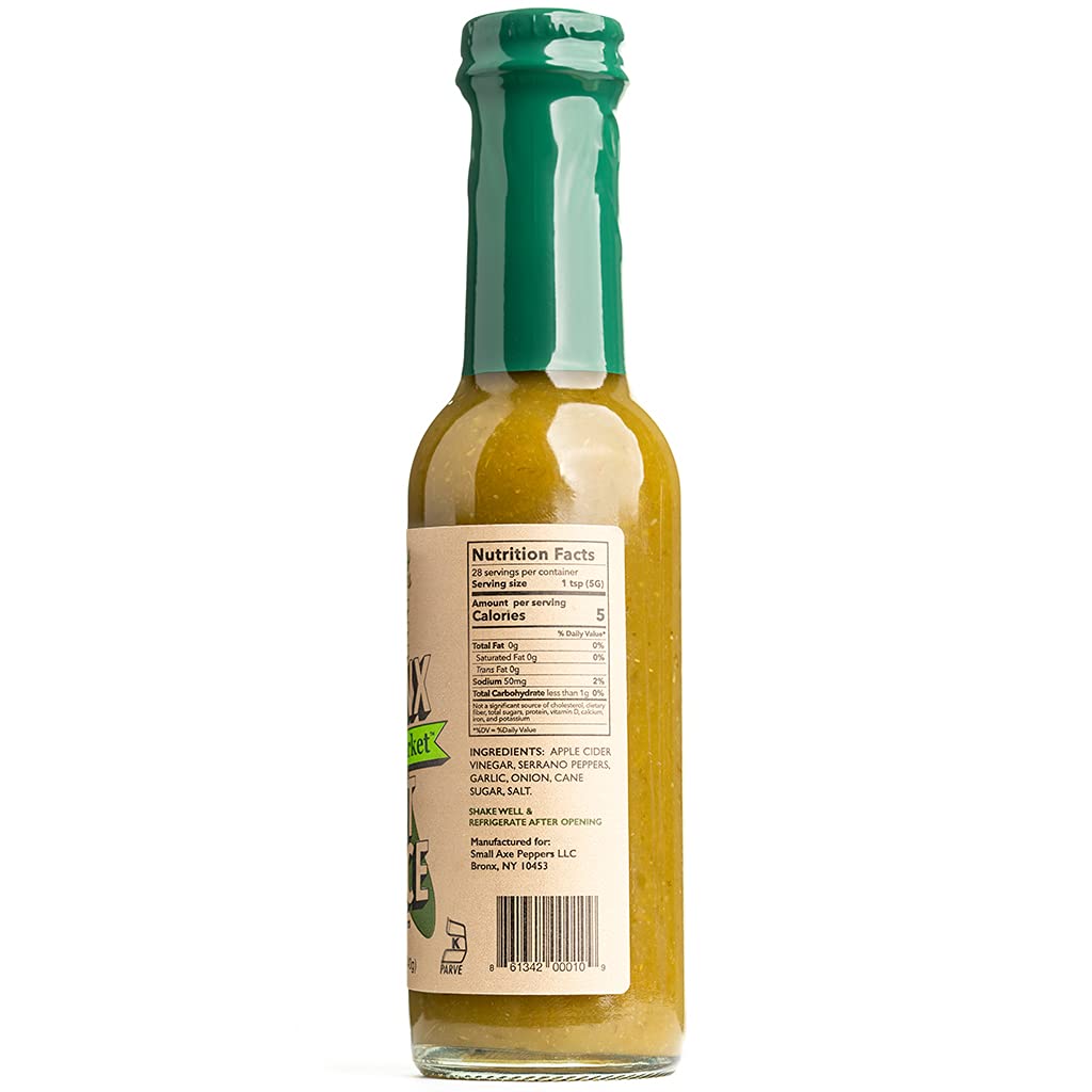 Small Axe Peppers, Hot Sauce Bronx Greenmarket Green, 5 Ounce