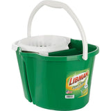 Libman 2112 Clean and Rinse Bucket with wringer, 4 Gallon