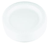 Dart 9PWQR 9 in White Laminated Foam Plate (Case of 500)