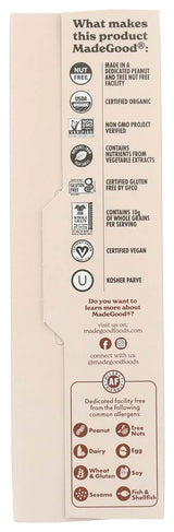 MadeGood Chocolate Chip Granola Bars, 12 Healthy Snack Bars, 0.85 oz Each