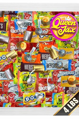 Chocolate and Candy Variety Pack - 4 LB Assorted Chocolate Candy Bulk - Bulk Candies Bag CandyMix - Individually Wrapped Candies and Chocolates