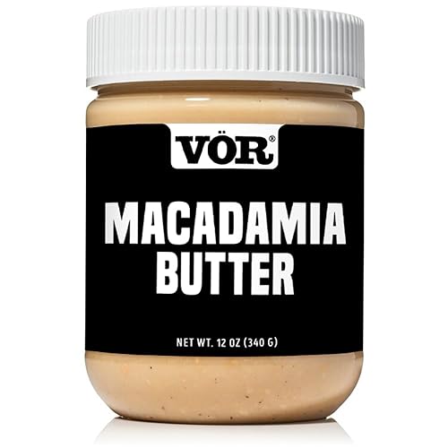 Vör Macadamia Nut Butter (12oz) | Single Ingredient | Vegan, Paleo and Keto-Friendly, Gluten-Free