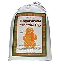 Gingerbread Pancake Mix, 10oz Cloth Gift Bag, Made from Scratch Recipe One Package