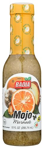 Badia Spices Mojo Marinade, 10 oz - Garlic Citrus Marinade for Chicken, Pork, Seafood & Grilling