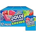 JOLLY RANCHER Chews Assorted Fruit Flavored Candy Box, 2.06 oz (12 Count)