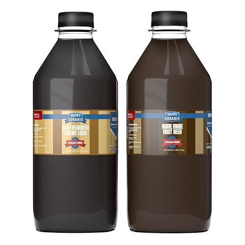 Ralph's 32oz Sugar Free Sparkling Water Soda Maker Flavors Pack | Cream Soda | Root Beer | 2 Pack | Sodamix