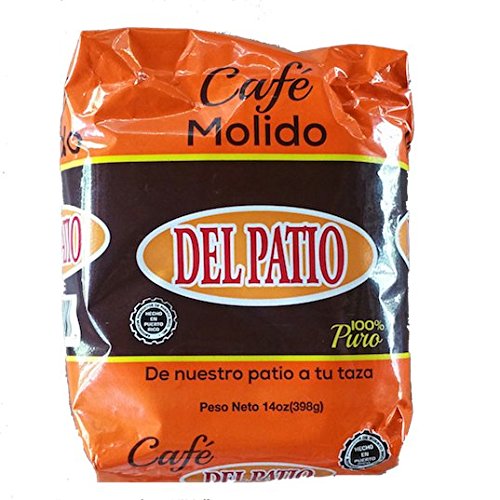 Del Patio Ground Caribbean Coffee (Cafe) from Puerto Rico 14 Ounces
