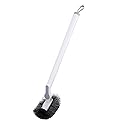 GENERIC Long Handle Toilet Brush Portable Bathroom Cleaning Brush,Assembled,Wall Mounted,No Dead Angle Cleaning,Household Cleaning(Gray)