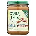 Santa Cruz Organic Organic No Stir Dark Roasted Crunchy Peanut Butter Spread, 16 OZ