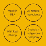 African Delights Special Shito Sauce, Spicy Shrimp and Fish Pepper Sauce, Traditional Ghanaian Condiment, Made in USA, Ideal for Rice and Beans
