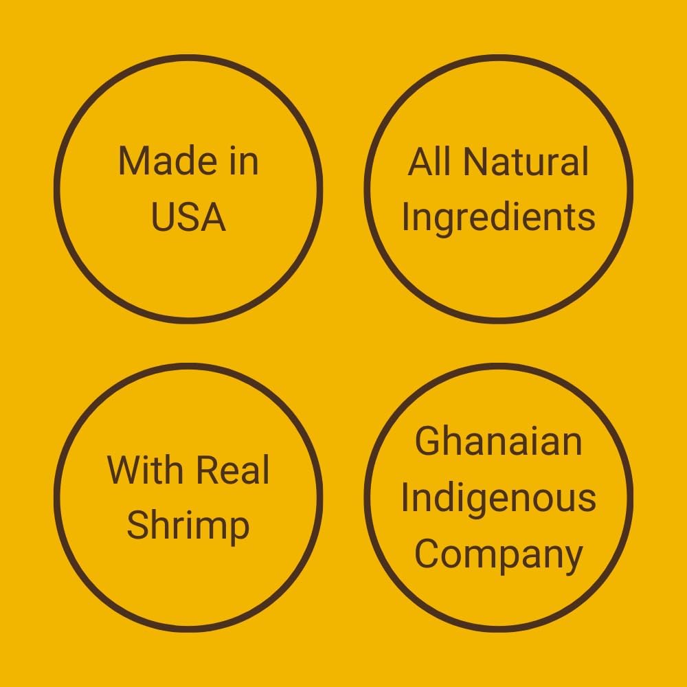 African Delights Special Shito Sauce, Spicy Shrimp and Fish Pepper Sauce, Traditional Ghanaian Condiment, Made in USA, Ideal for Rice and Beans