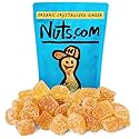 Nuts com Organic Crystallized Ginger - Premium Crystallized Ginger Pieces - Spicy & Sweet Candied Ginger Crystals - Dried Ginger Chunks, Root