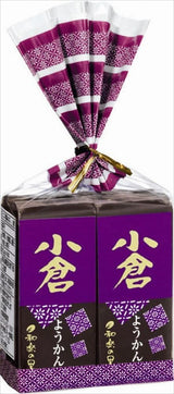 (Set of 3) Warakuno Sato Mini Yokan 4 pieces, 3 types: Neri (58g x 4), Ogura (58g x 4), Matcha Green Tea (57g x 4) - Total 12 pieces - Traditional