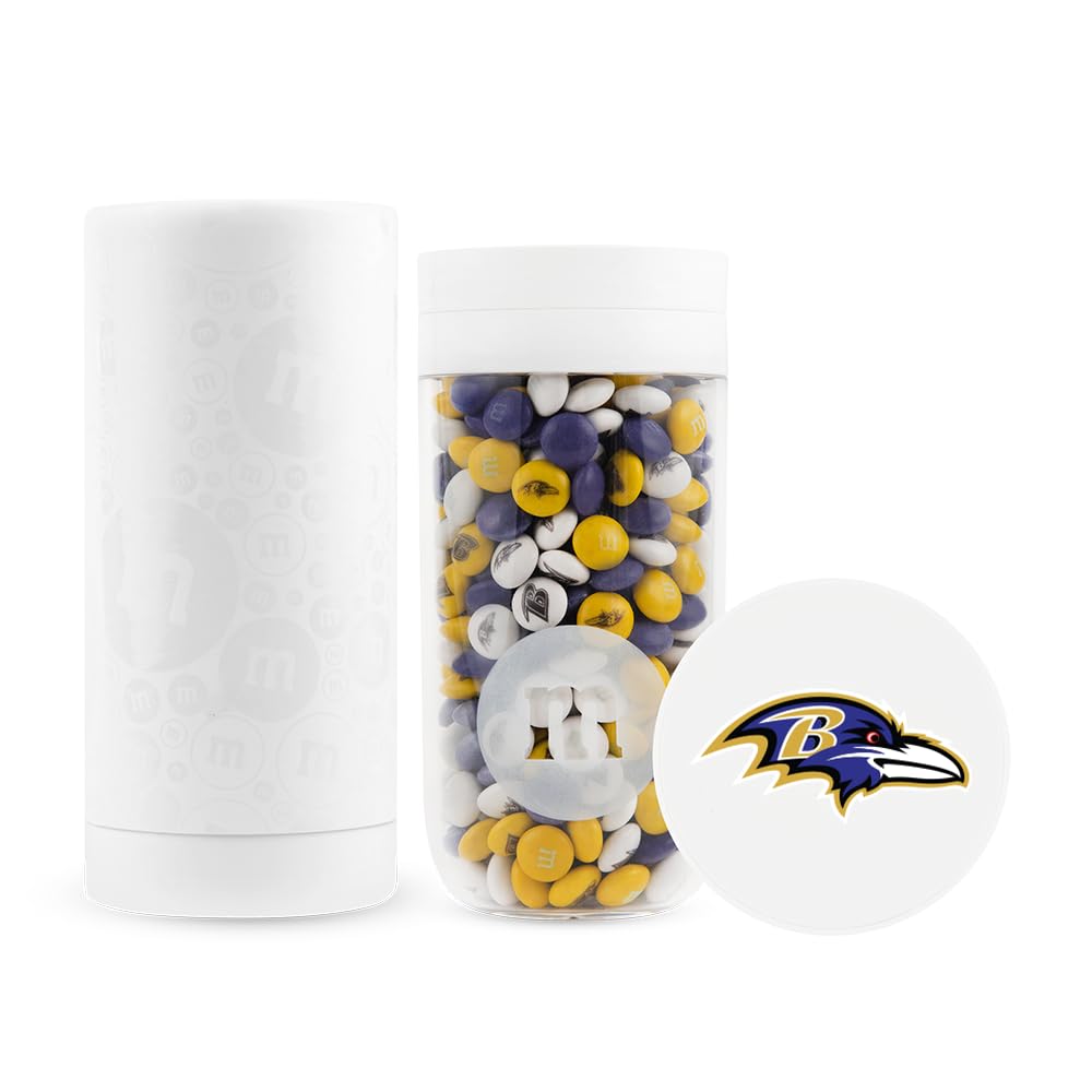 M&M'S NFL Baltimore Ravens Milk Chocolate Gift Jar, 12.7 oz
